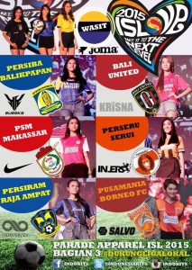 aparel seluruh tim isl