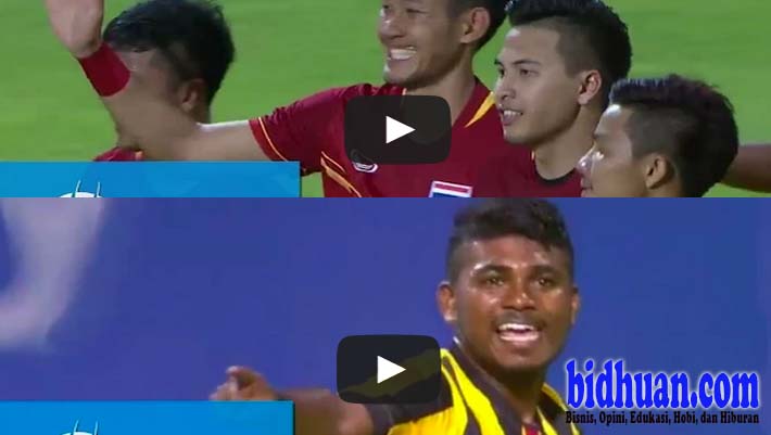 Cuplikan Video Gol : Vietnam vs Brunei, Thailand vs Laos, Malaysia vs Timor Leste