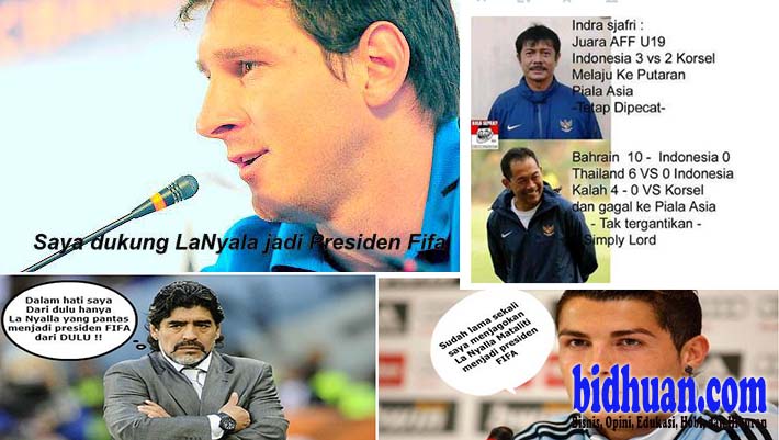Netizen Tambah Menggila dengan Muncul Meme #LaNyallaPresidenFIFA