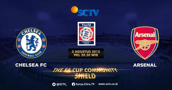 Jadwal Siaran Langsung-Live Streaming Chelsea vs Arsenal FA Community Shield 2015