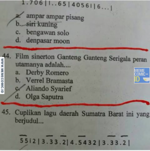 meme sinetron lucu 