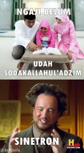 meme sinetron lucu 