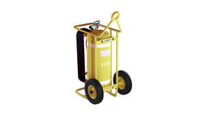 Model 775 - Wheeled Novec™ 1230 Fire Extinguisher Developed for the United States military as an alternative to Halon 1211 model 600K, model 775 contains 150 lbs. of the EPA-SNAP approved halon alternative, Novec™ 1230 (FK 5-1-12). This new fire extinguisher brings safe and effective fire fighting performance to the flight line while offering a superior environmental profile.