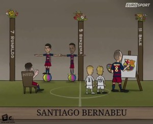 #ElClasico (Via: @ZEZO_CARTOONS )