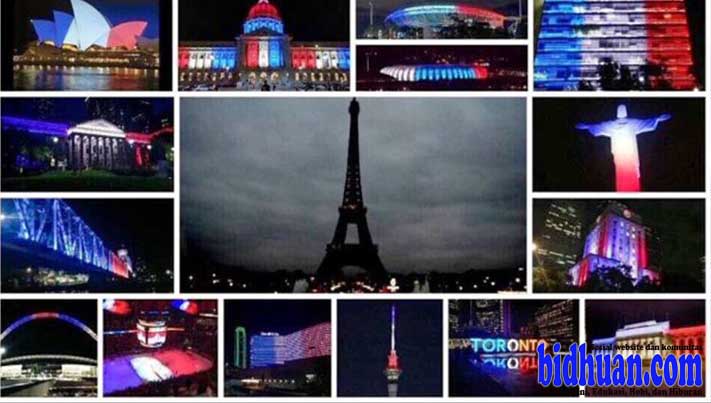 Kumpulan Foto dan Reaksi Selebritis Dunia Terhadap Serangan Teroris di Paris