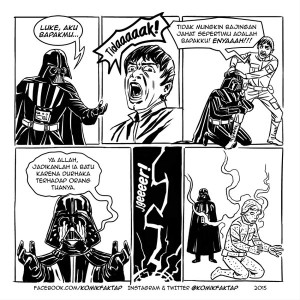 @KomikFaktap: Star Wars dengan kearifan lokal #komikfaktap #kearifanlokal #starwars