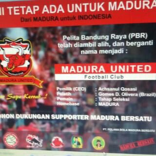 Inikah Alasan Persipasi Bandung Raya Ganti Nama Madura United FC