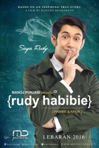 @RudyHabibie_ Jan 30 View translation Final teaser poster dari Rudy Habibie (Habibie & Ainun 2) telah dirilis! Simak akting Reza Rahadian segera!