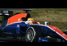 Video Lengkap Aksi Rio Haryanto Test Drive Mobil Balap Formula 1 Manor rio haryanto