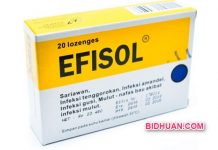 Obat EFISOL Lozenges Obat Sariawan, Infeksi Gusi, Tenggorokan dan Nafas Bau