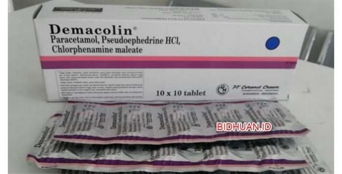 Demacolin Obat Apa Fungsi Dosis Efek Samping dan Harga 