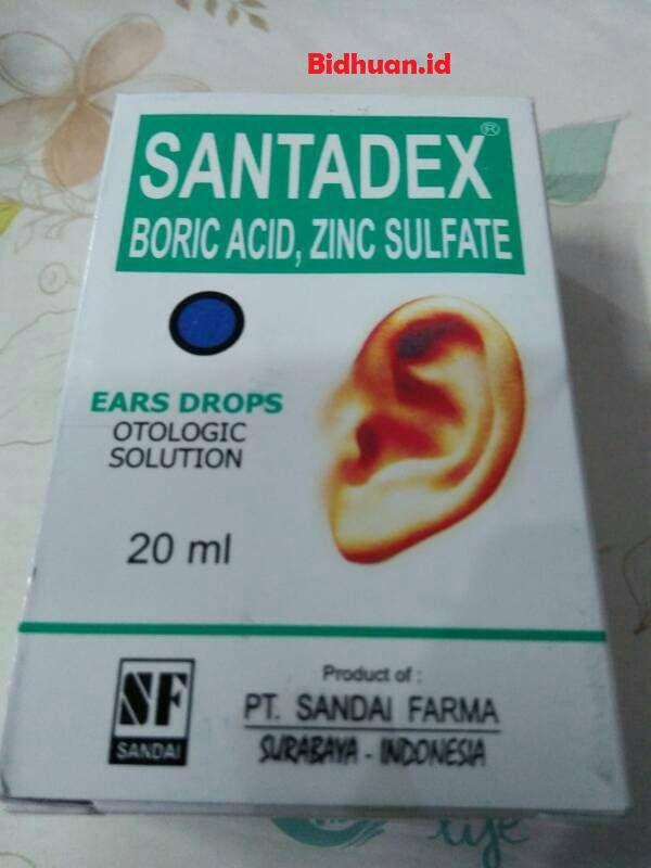Santandex sebagai obat tetes telinga disertai budek