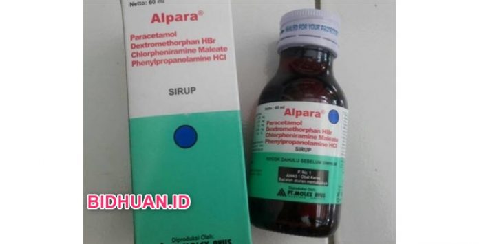 Komposisi obat Alpara tablet