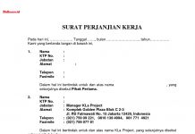 4 Contoh Surat Perjanjian Kerja Perushaan Terbaru contoh surat perjanjian kerja