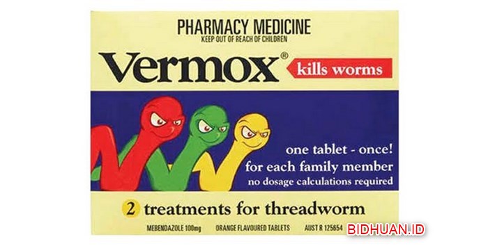 Obat Cacing Anak Vermox